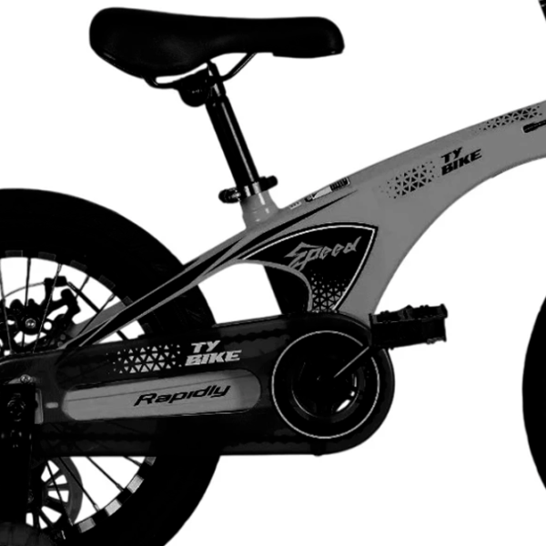 Bicicletă TyBike BK-08 14" 14" Aliaj de magneziu / Gray Black photo 3