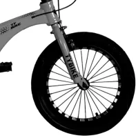 Велосипед TyBike BK-08 14" 14" Магниевый сплав / Серый Черный photo 5