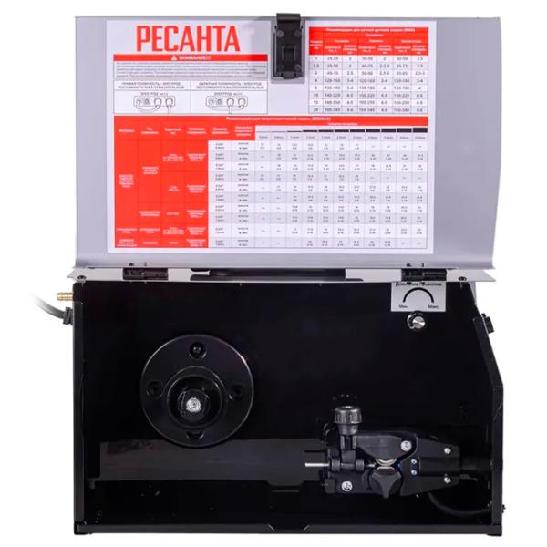 Aparat de sudat Resanta САИПА-160 220 - 240 V  cu electrod (MMA), cu gaz inert (TIG) / Gray photo 2