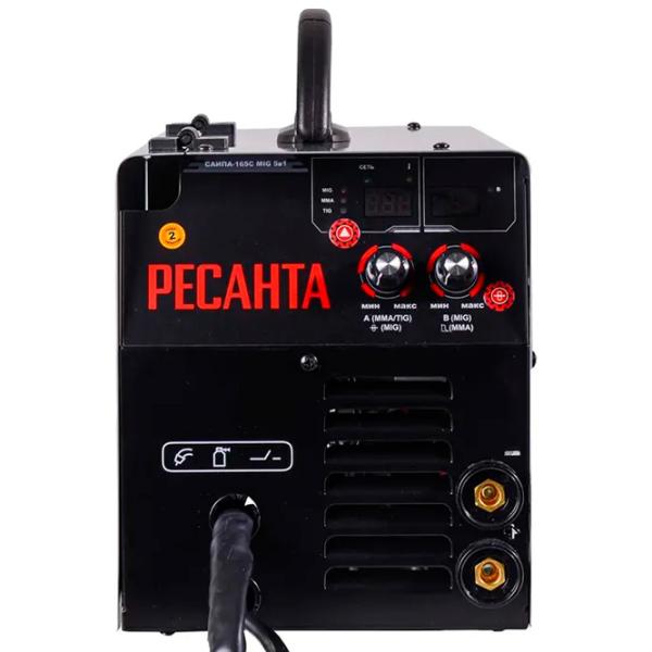 Aparat de sudat Resanta САИПА-160 220 - 240 V  cu electrod (MMA), cu gaz inert (TIG) / Gray photo 4