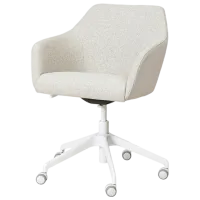 Fotoliu de birou Ikea Tossberg/Langfjall Stofă/ Beige White