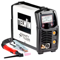 Aparat de sudat TELWIN INFINITY TIG 225 230 V  cu electrod (MMA), cu gaz inert (TIG) / White