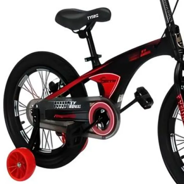 Bicicletă TyBike BK-08 16" 16" Aliaj de magneziu / Black Red photo 3