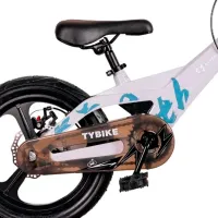 Велосипед TyBike BK-09 20" 20" Магниевый сплав / Серый White photo 3