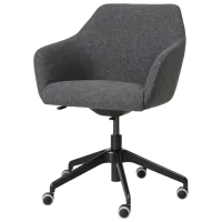 Fotoliu de birou Ikea Tossberg/Langfjall Poliester/ Dark Gray Black