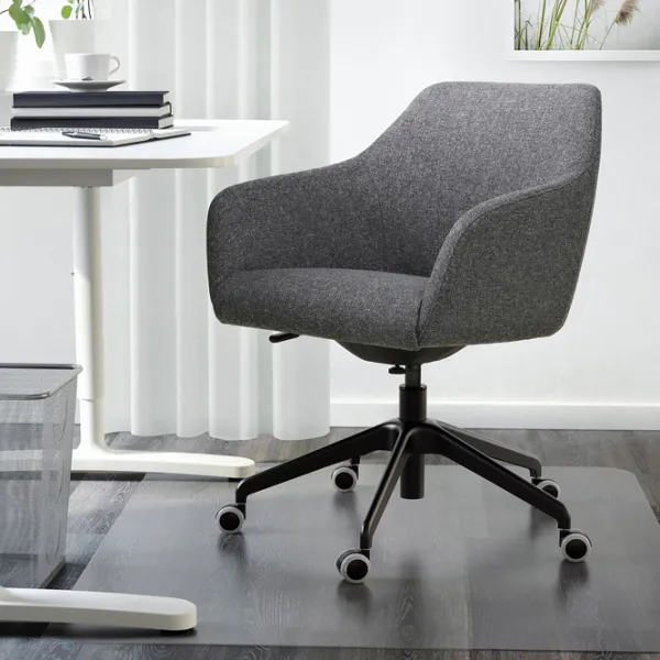 Fotoliu de birou Ikea Tossberg/Langfjall Poliester/ Dark Gray Black photo 2