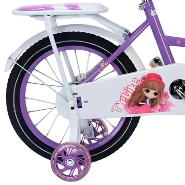 Bicicletă TyBike BK-011 16" 16" Oțel / Purple White photo 3 Bicicletă TyBike BK-011 16" 16" Oțel / Purple White photo 3