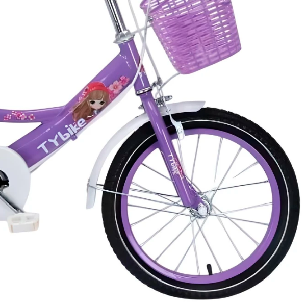 Bicicletă TyBike BK-011 16" 16" Oțel / Purple White photo 4 Bicicletă TyBike BK-011 16" 16" Oțel / Purple White photo 4