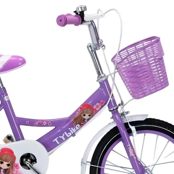 Bicicletă TyBike BK-011 16" 16" Oțel / Purple White photo 5 Bicicletă TyBike BK-011 16" 16" Oțel / Purple White photo 5