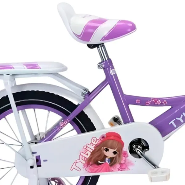 Велосипед TyBike BK-011 12" 12" Сталь / Пурпурный White photo 3 Велосипед TyBike BK-011 12" 12" Сталь / Пурпурный White photo 3