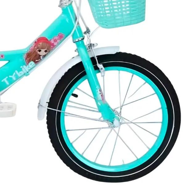 Bicicletă TyBike BK-011 14" 14" Oțel / Green White photo 5 Bicicletă TyBike BK-011 14" 14" Oțel / Green White photo 5