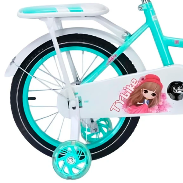 Велосипед TyBike BK-011 16" 16" Сталь / Зеленый White photo 2 Велосипед TyBike BK-011 16" 16" Сталь / Зеленый White photo 2