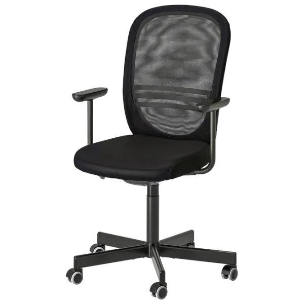 Fotoliu de birou Ikea Flintan Stofă/ Black  photo 1