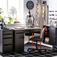Офисное кресло Ikea Orfjall/Vissle Ткань/ Черный photo 6