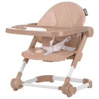 Scaun de masă Chipolino Muffin (STHBMF02402MA) / 6 luni / Beige 