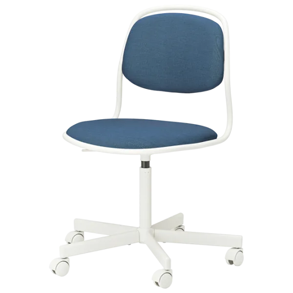 Fotoliu de birou Ikea Orfjall/Vissle Stofă/ Blue White photo 1