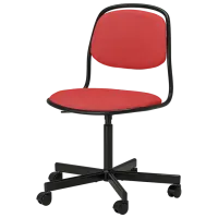 Fotoliu de birou Ikea Orfjall/Vissle Stofă/ Red Black