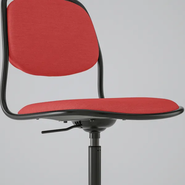 Fotoliu de birou Ikea Orfjall/Vissle Stofă/ Red Black photo 2