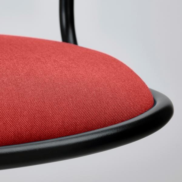 Fotoliu de birou Ikea Orfjall/Vissle Stofă/ Red Black photo 4