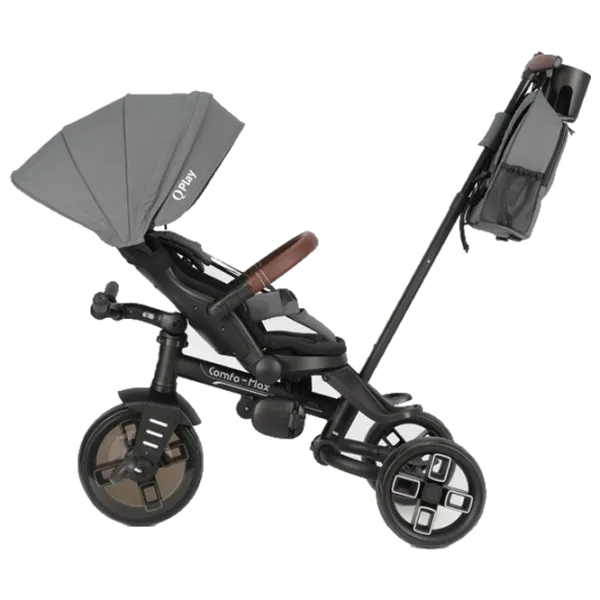 Triciclu Qplay Comfo Max 25 kg / Gray photo 4