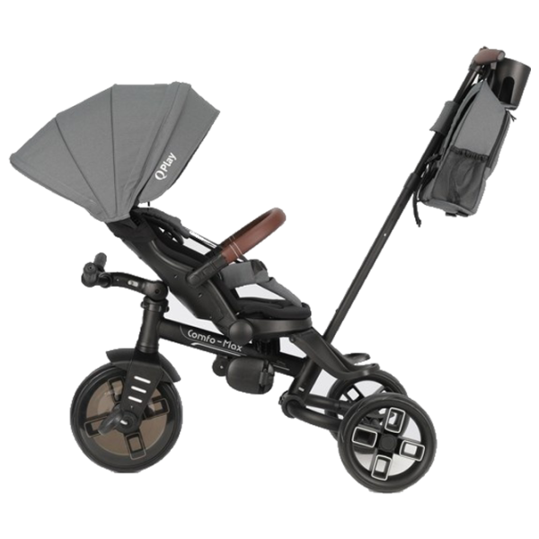 Triciclu Qplay Comfo Max 25 kg / Gray photo 4