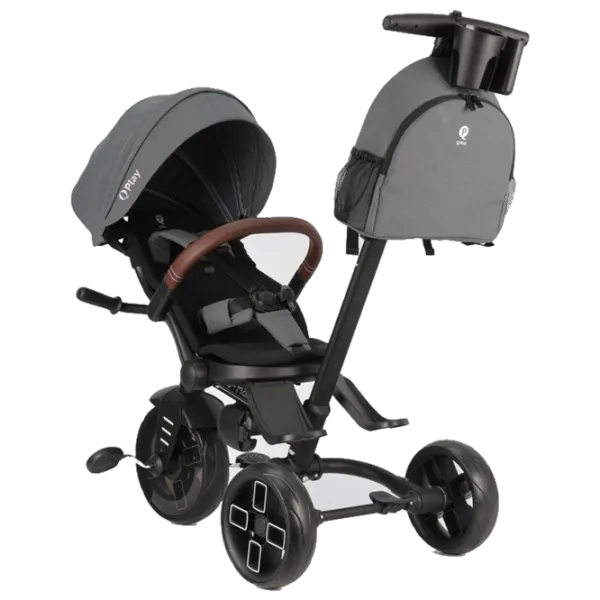 Triciclu Qplay Comfo Max 25 kg / Gray photo 6