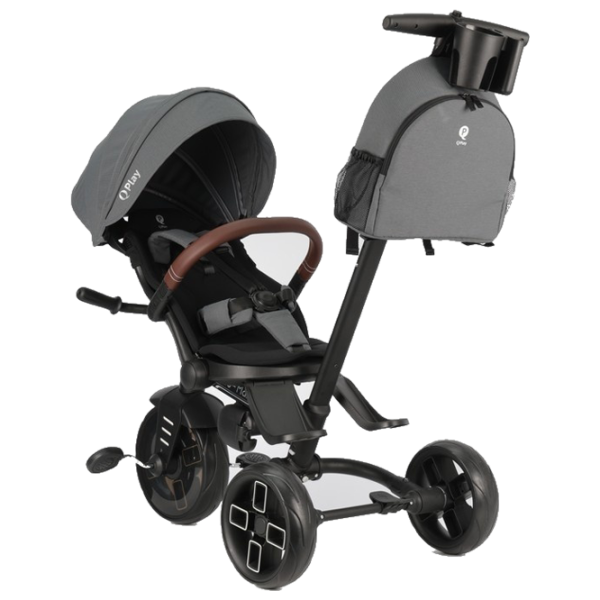 Triciclu Qplay Comfo Max 25 kg / Gray photo 6