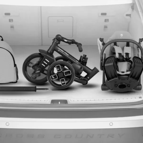 Triciclu Qplay Comfo Max 25 kg / Gray photo 8