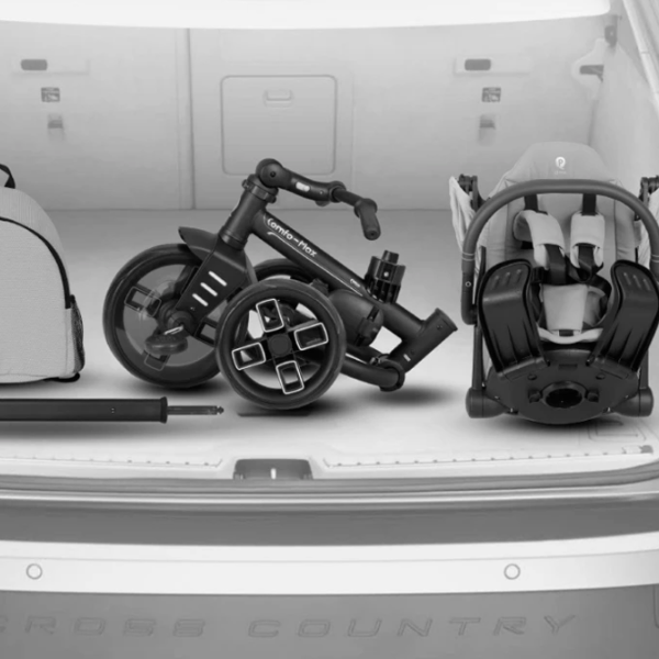 Triciclu Qplay Comfo Max 25 kg / Gray photo 8