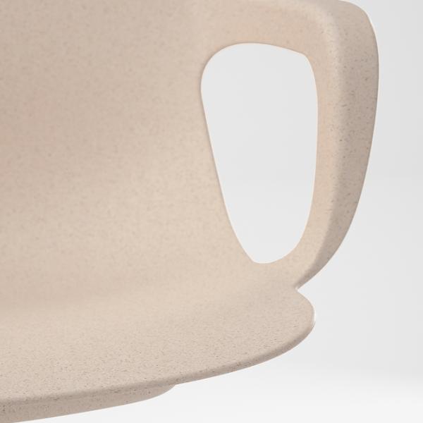 Fotoliu de birou Ikea Odger Plastic/ Beige  photo 4