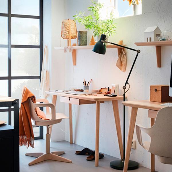 Fotoliu de birou Ikea Odger Plastic/ Beige  photo 7