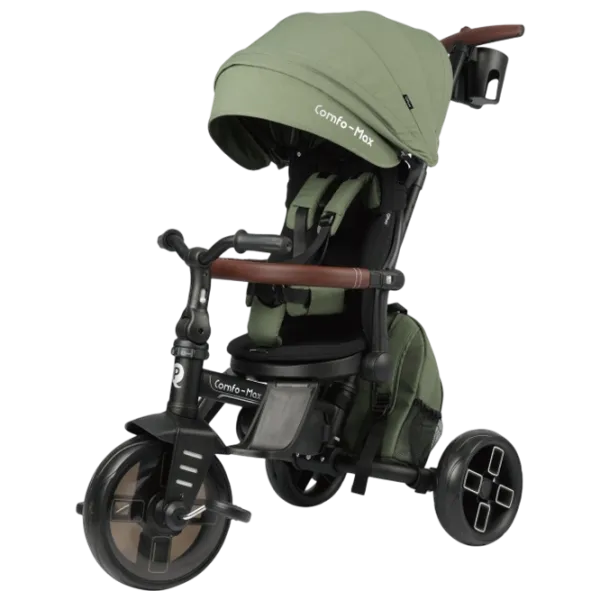 Трицикл Qplay Comfo Max 25 кг / Зеленый photo 1