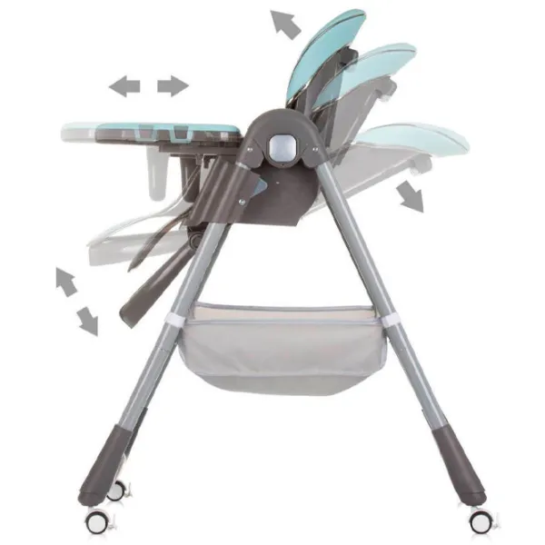 Стульчик для кормления Chipolino First Spoon (STHFS02403TL) / 6 месяцев / Бирюзовый  photo 6