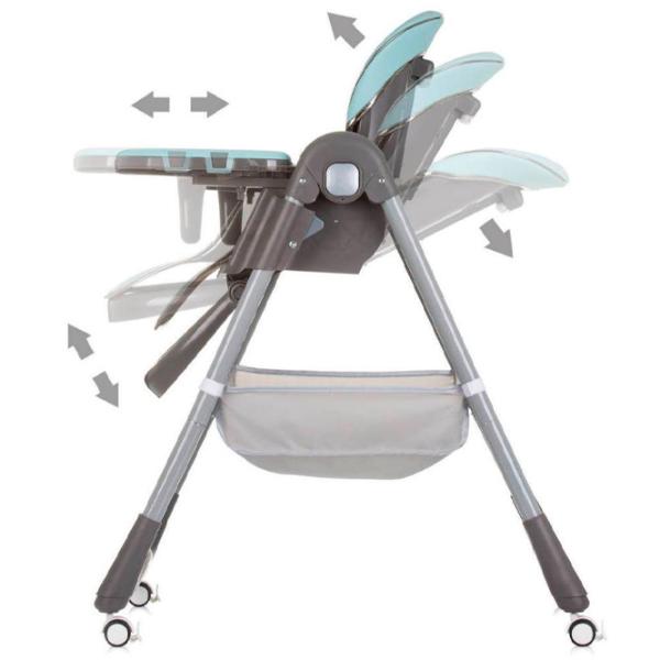 Стульчик для кормления Chipolino First Spoon (STHFS02403TL) / 6 месяцев / Бирюзовый  photo 6