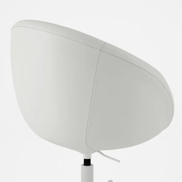 Fotoliu de birou Ikea Skruvsta/Vissle Stofă/ White  photo 2