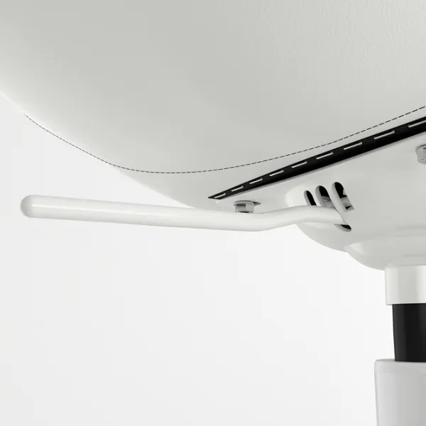 Fotoliu de birou Ikea Skruvsta/Vissle Stofă/ White  photo 4