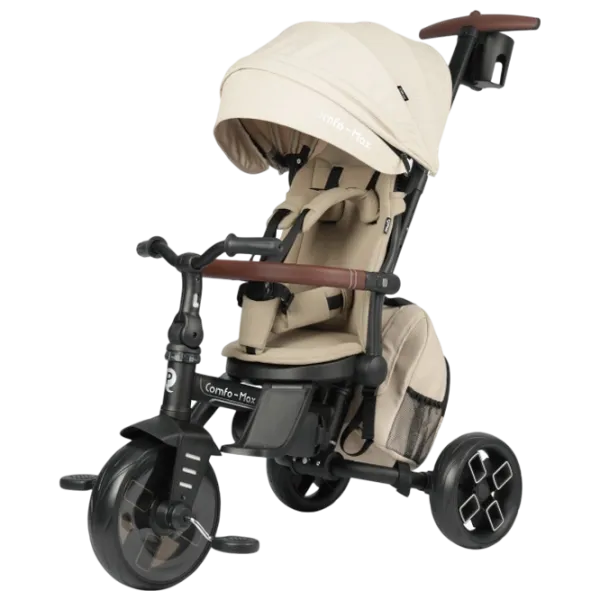 Трицикл Qplay Comfo Max 25 кг / Бежевый photo 1
