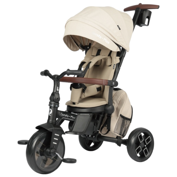 Трицикл Qplay Comfo Max 25 кг / Бежевый photo 1