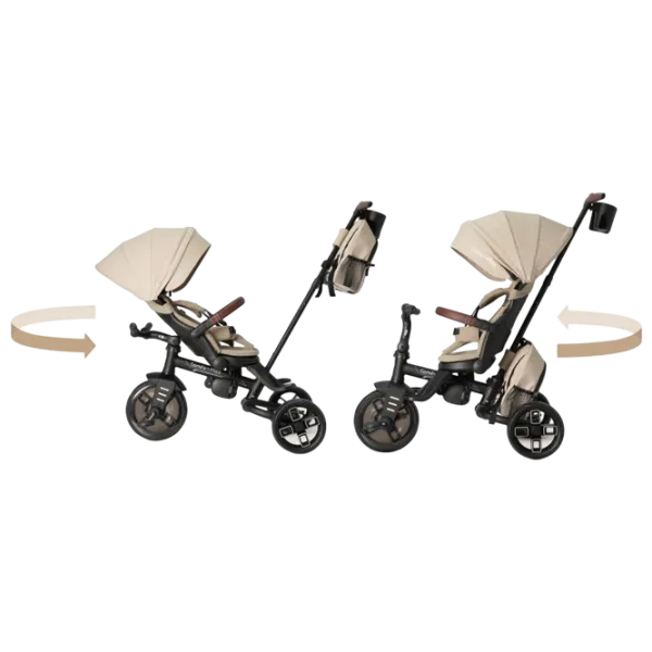 Трицикл Qplay Comfo Max 25 кг / Бежевый photo 2