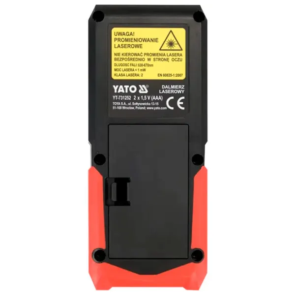Telemetru Yato YT-731252 Baterie / 1 mW photo 3