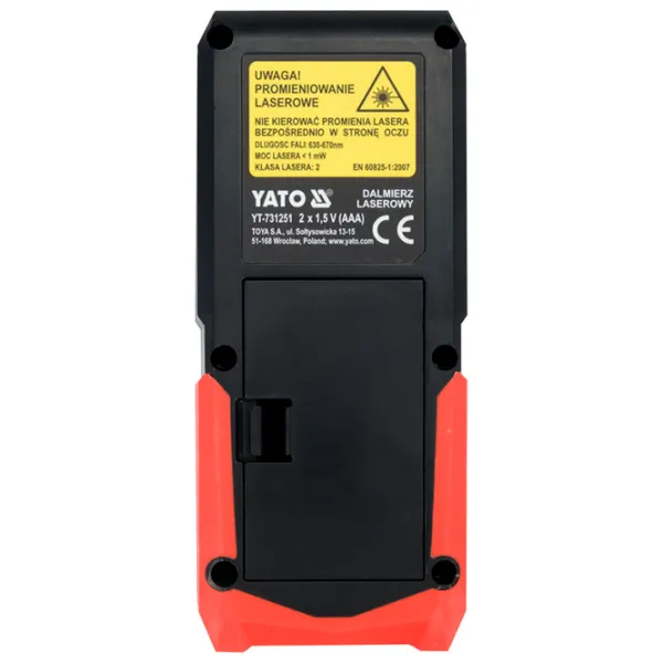 Telemetru Yato YT-731251 Baterie / 1 mW photo 6
