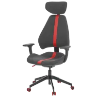 Игровое кресло Ikea Gruppspel Черный Серый