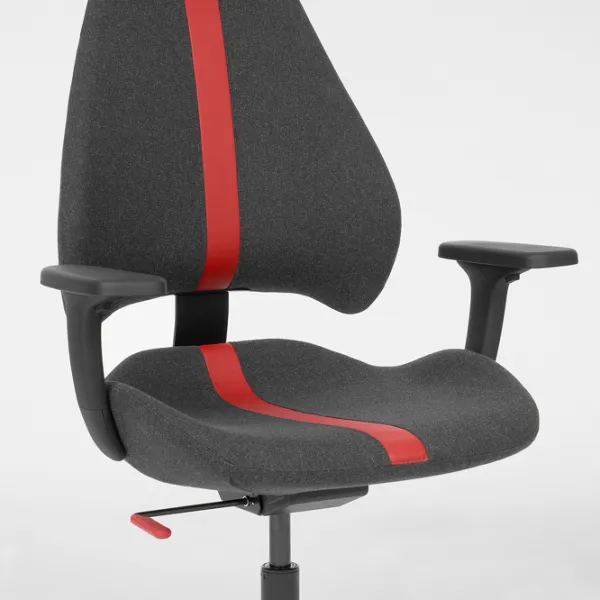 Scaun Gaming Ikea Gruppspel Black Gray photo 2 Scaun Gaming Ikea Gruppspel Black Gray photo 2