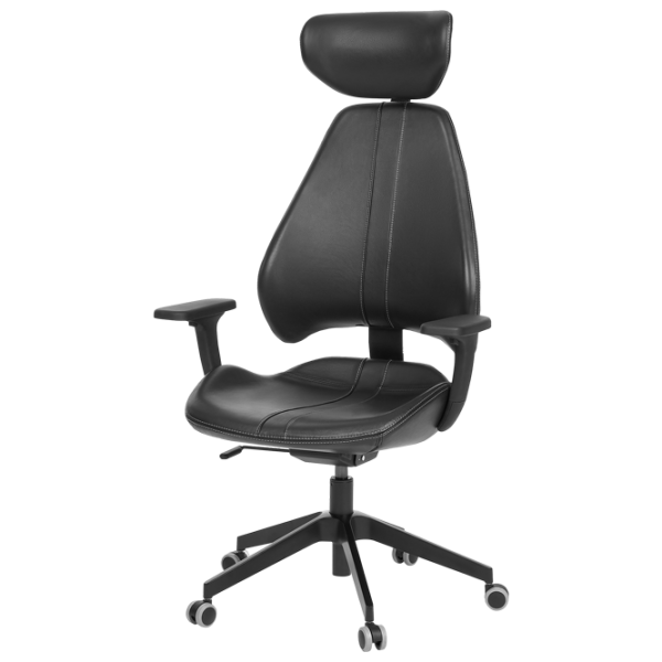 Scaun Gaming Ikea Gruppspel Black Gray photo 1 Scaun Gaming Ikea Gruppspel Black Gray photo 1
