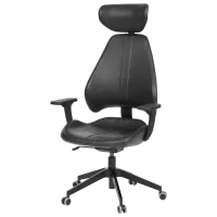 Игровое кресло Ikea Gruppspel Черный Серый