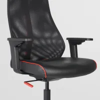 Игровое кресло Ikea Matchspel Red Черный photo 2