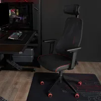 Игровое кресло Ikea Matchspel Red Черный photo 6