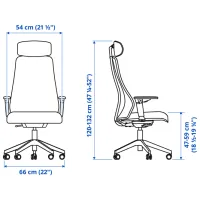 Игровое кресло Ikea Matchspel Red Черный photo 7