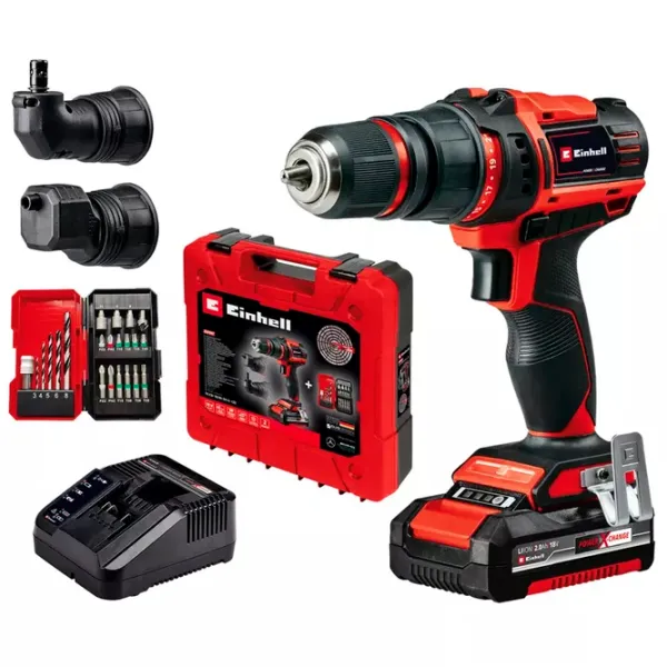 Mașină de găurit și înșurubat Einhell TE-CD 18/45 3X-Li 1600 rot/min photo 1