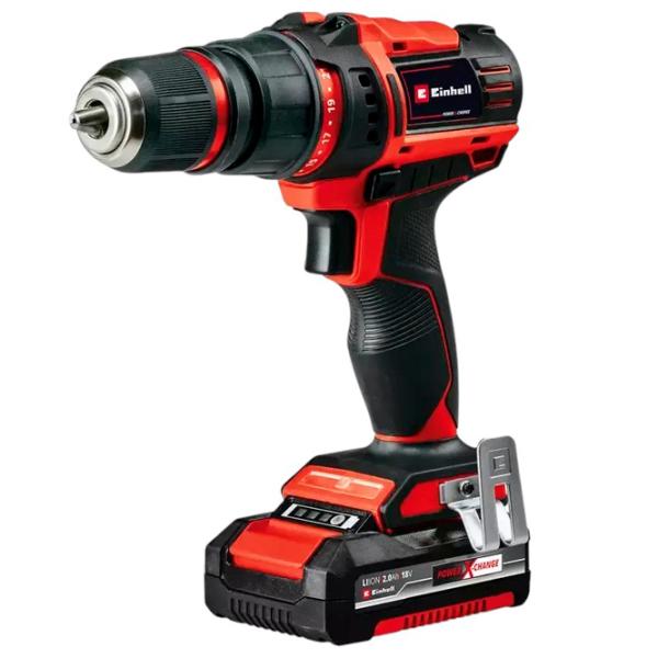 Дрель-шуруповерт Einhell TE-CD 18/2 Li +39 1250 rot/min photo 1